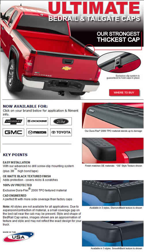 bushwacker bed caps