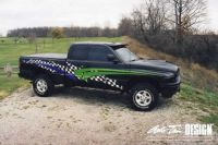 black dodge pickup